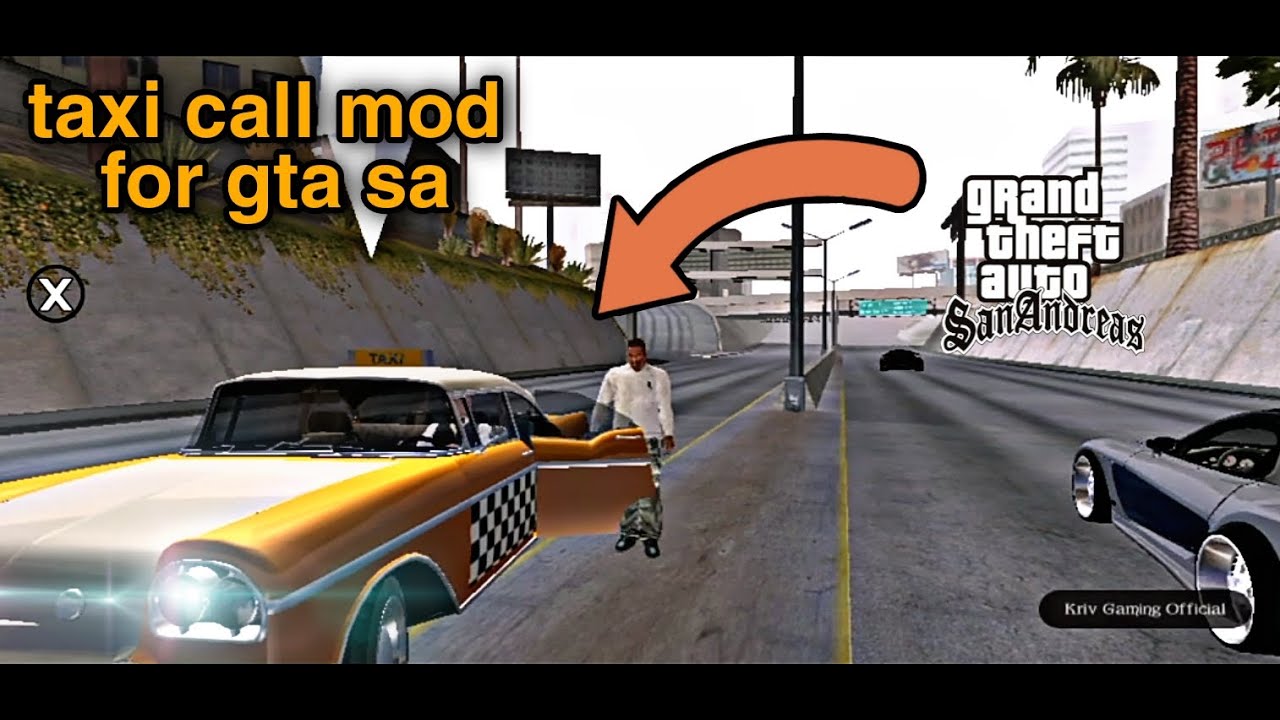 CALL TAXI MOD FOR GTA SAN ANDREAS ANDROID - YouTube