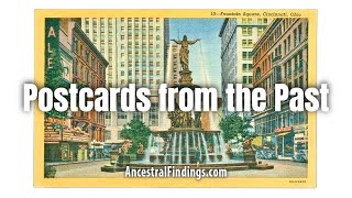 AF-1148: The Heart of Cincinnati at Fountain Square | Postcards from the Past