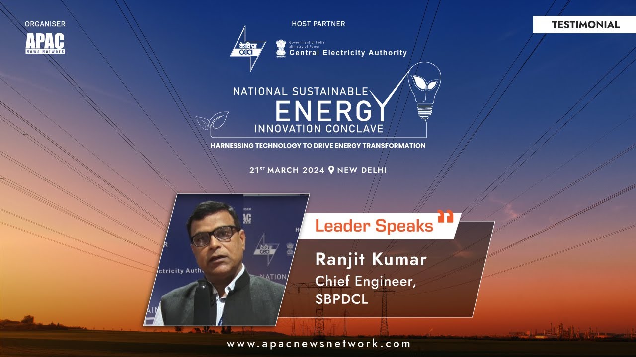 Testimonial : Ranjit Kumar ,Chief Engineer, SBPDCL - YouTube