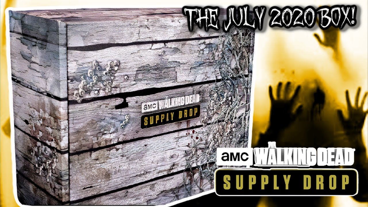 What's inside the July Walking Dead Supply Drop Subscription Box? | Video Unboxing!