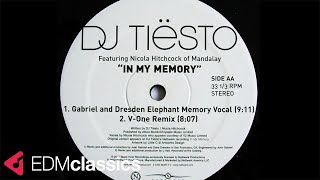 Tisto Featuring Nicola Hitchcock  In My Memory vone Remix 2002