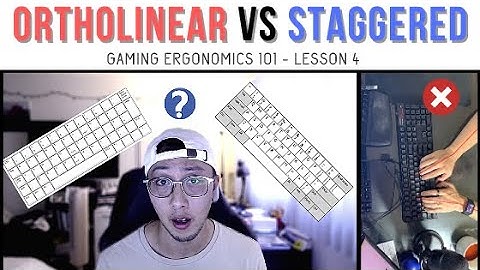 Scientific Comparison of Ortholinear and Staggered - which is better? | G.Ergonomics Lesson 4 | 1HP