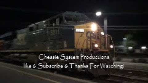 [CSXT]5211 ES40DC,334 CW44AC,5103 CW44AH Leads A Long Q032-01 NB W/A 1st Gen K5HL In Fay NC