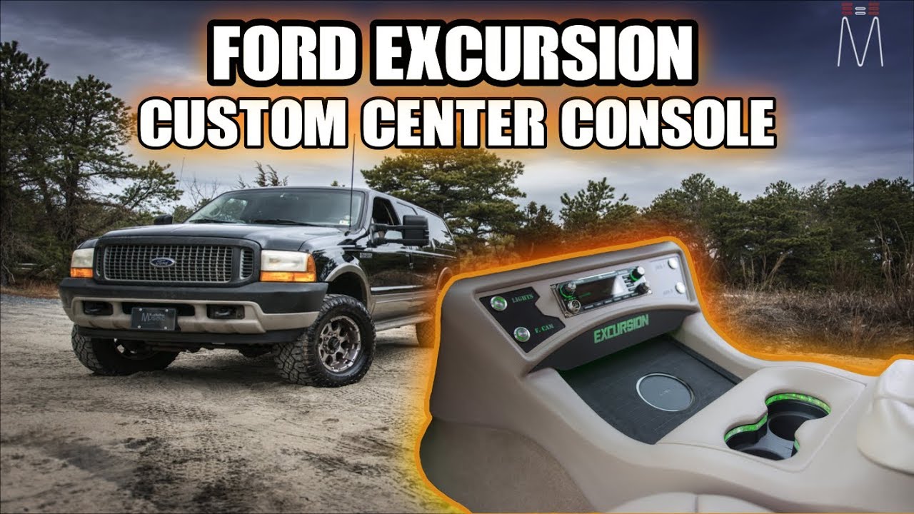 Ford Excursion Custom Modern Center Console The Build Explained