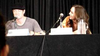 Eliza Dushku Tahmoh Penikett Dragon Con 2011 Saturday Panel 7