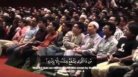 Nice Describe Ayatul Kursi Speech by Nouman Ali Khan