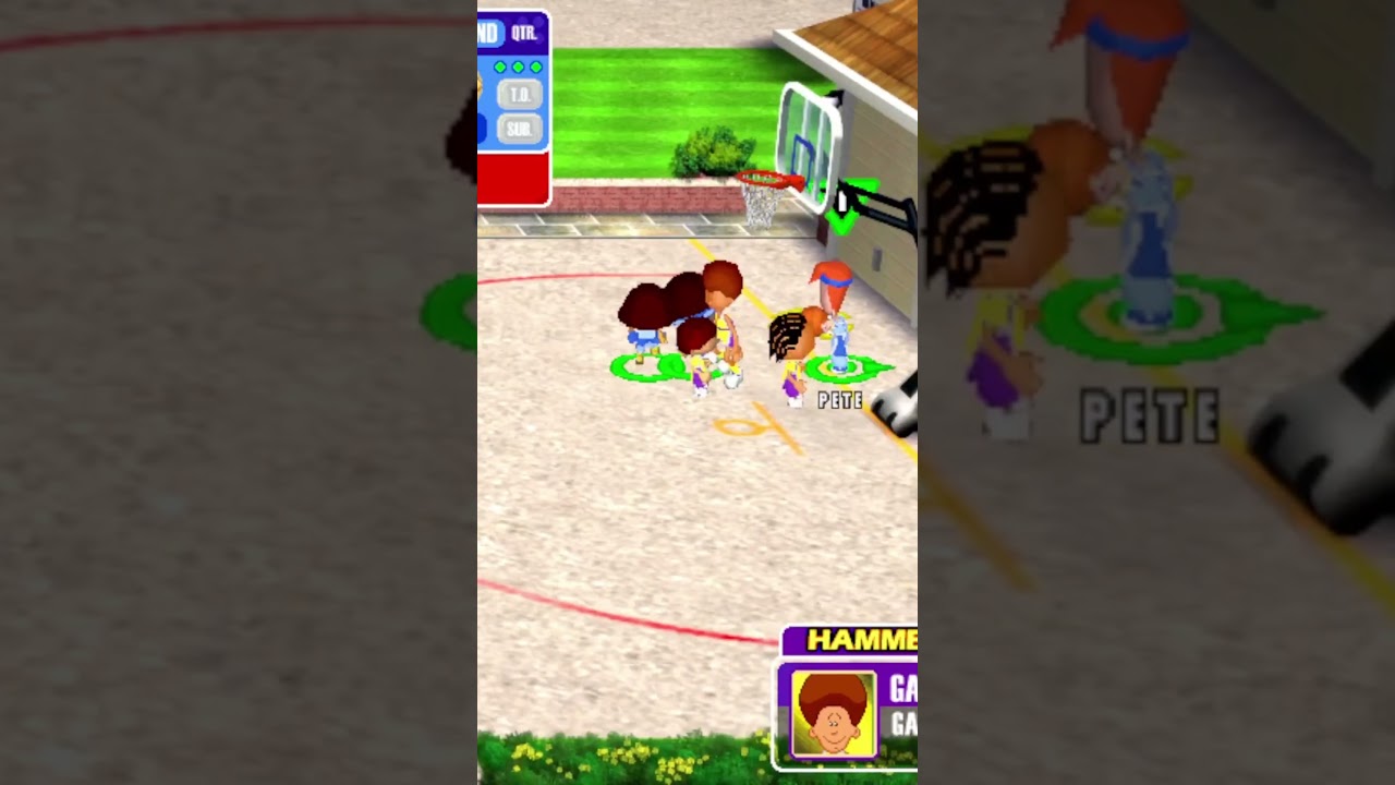 3 Point Dunk! Backyard Basketball 2001