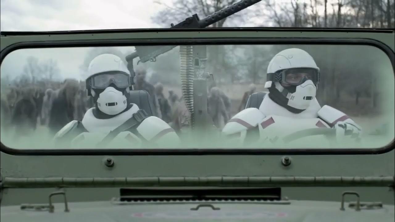 The Walking Dead 11x23 Variant Walkers Attack Soilders/Horde