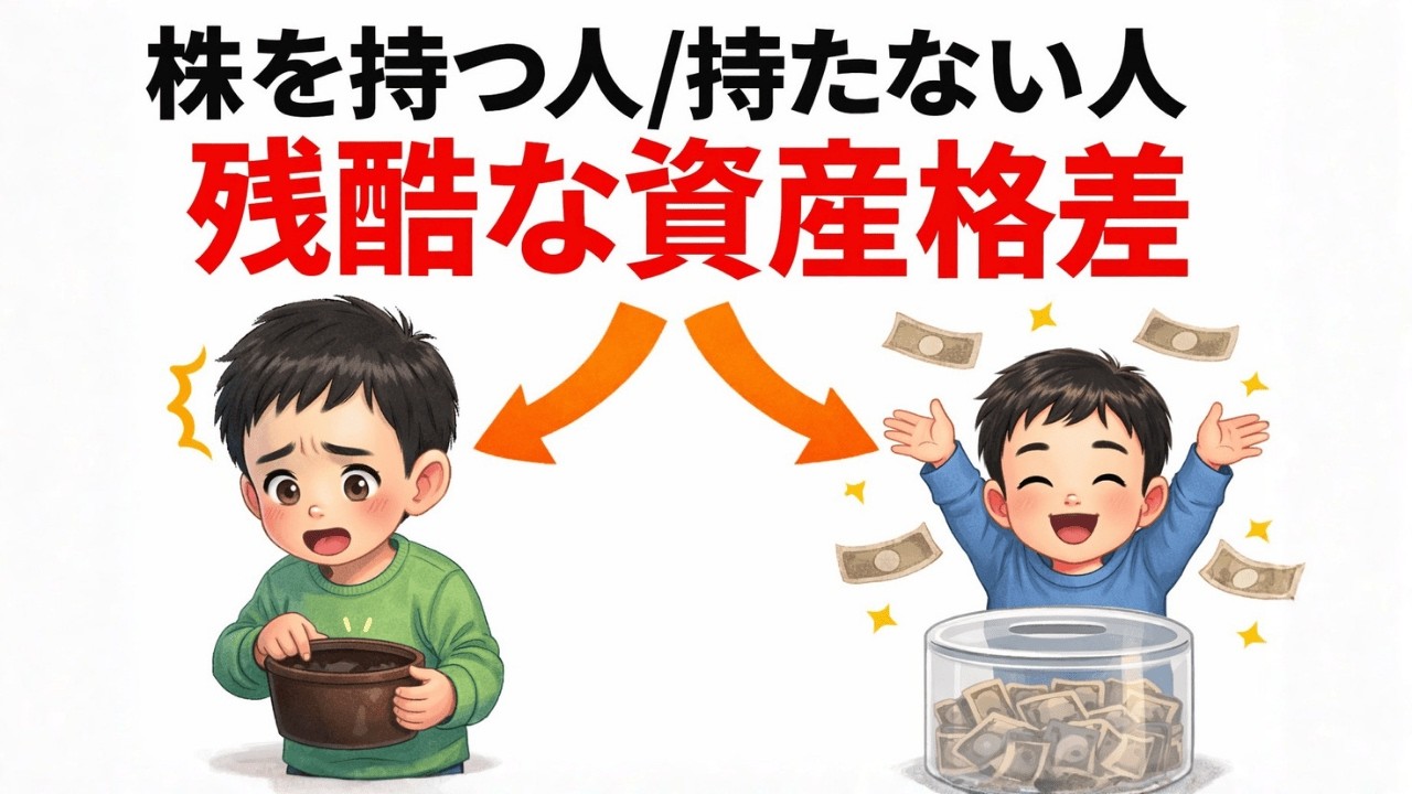 「新NISAで格差拡大」持たざる者が陥る“下流転落”の恐怖。今すぐ始めない本当のリスクとは？|資産を守る経済の話