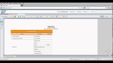 Explore Groups and Users relation in SAP BO BI with a simple universe and a WebI Document