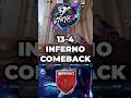 After going down 0-6, we make a 13-4 run to comeback and win on Inferno #counterstrike #cs2 #fps