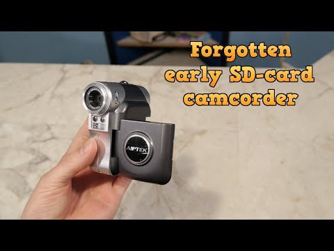 Forgotten Camera - Aiptek ISDV2, an early SD-Card camcorder.