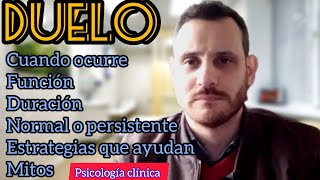 DUELO NORMAL y Duelo PATOLÓGICO o PERSISTENTE. Cómo SUPERAR la PÉRDIDA según LA PSICOLOGÍA