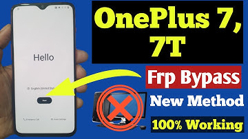 OnePlus 7/7T Frp Bypass New Method Without Pc 100% Working || OnePlus 7 Frp Bypass Easy Trick ||