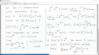 Math 219 Differential Equations Lecture 22 Part 1