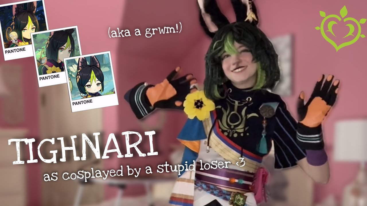 Tighnari as cosplayed by a STUPID LOSER // cosplay GRWM