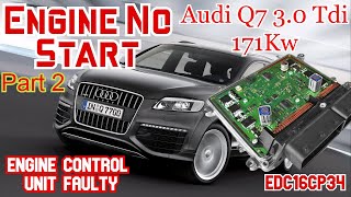 ✅Car No Start - Audi Q7 Engine Control Unit (EDC16CP34) Replacement - PART 2