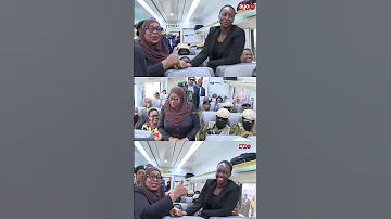 RAIS SAMIA ALIVYOONGEA NA MTOTO WA HAYATI MAGUFULI JESSICA NDANI YA SGR MAPEMA HII LEO 