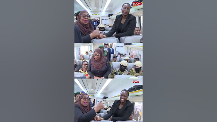 RAIS SAMIA ALIVYOONGEA NA MTOTO WA HAYATI MAGUFULI JESSICA NDANI YA SGR MAPEMA HII LEO.