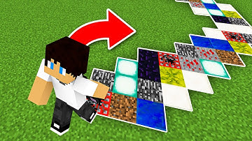 Minecraft, But Walking Spawns Random Blocks...