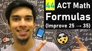 44 ACT® Math Formulas that Helped Me +10 My ACT® Math Score (25 👉🏼 35) | ACT Math Tips + Strategies