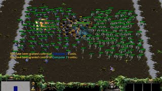 Warden Lv10 vs Azgalor Lv10 with 100 Footman Fully Upgrade