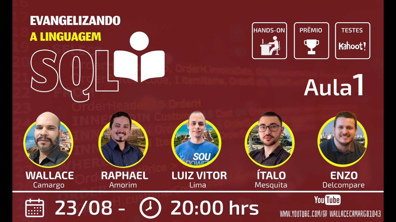 Evangelizando o SQL Aula 1 - YouTube