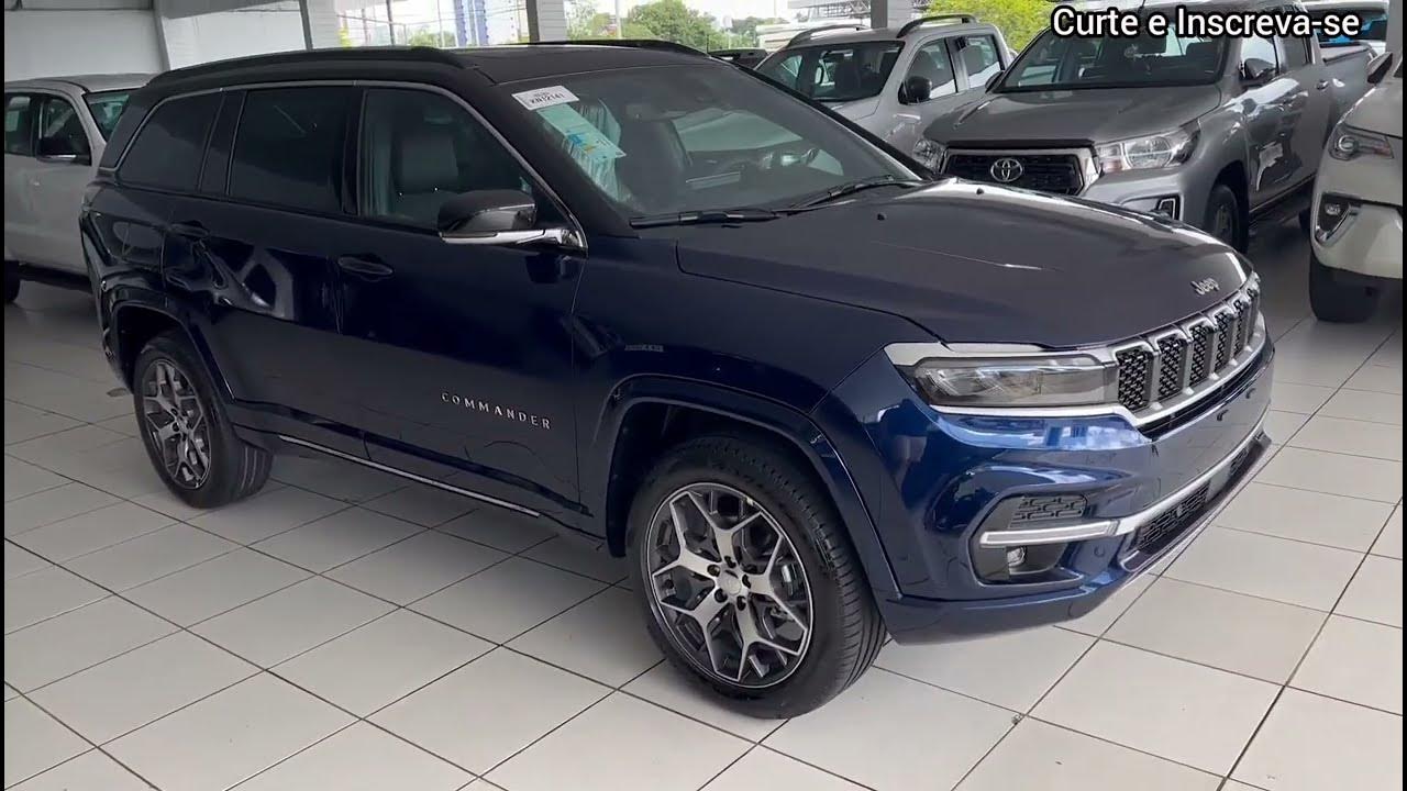 Jeep Commander Overland TD380 4X4 2023 Detalhes R317.990 Azul Jazz YouTube