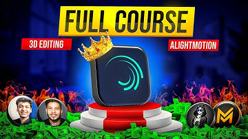 3D Video Editing Full Course on Mobile 🔥 | Alight Motion 3D Video Editing ( Basic To Advance )