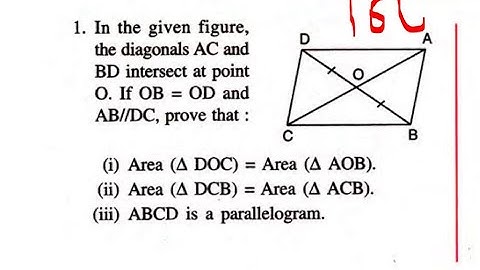 ex 16c q1 Class 9 SELINA Solutions Maths Chapter 16 Area Theorems chapter 16 concise mathematics