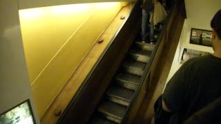 Antique Wooden Otis Escalators at the Macy's Herald Square Flagship - New York, NY