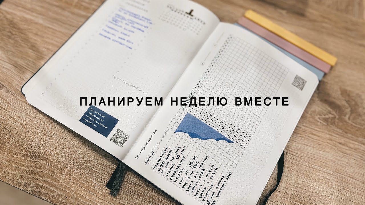 Мой секрет организации: как я планирую неделю в ежедневнике
