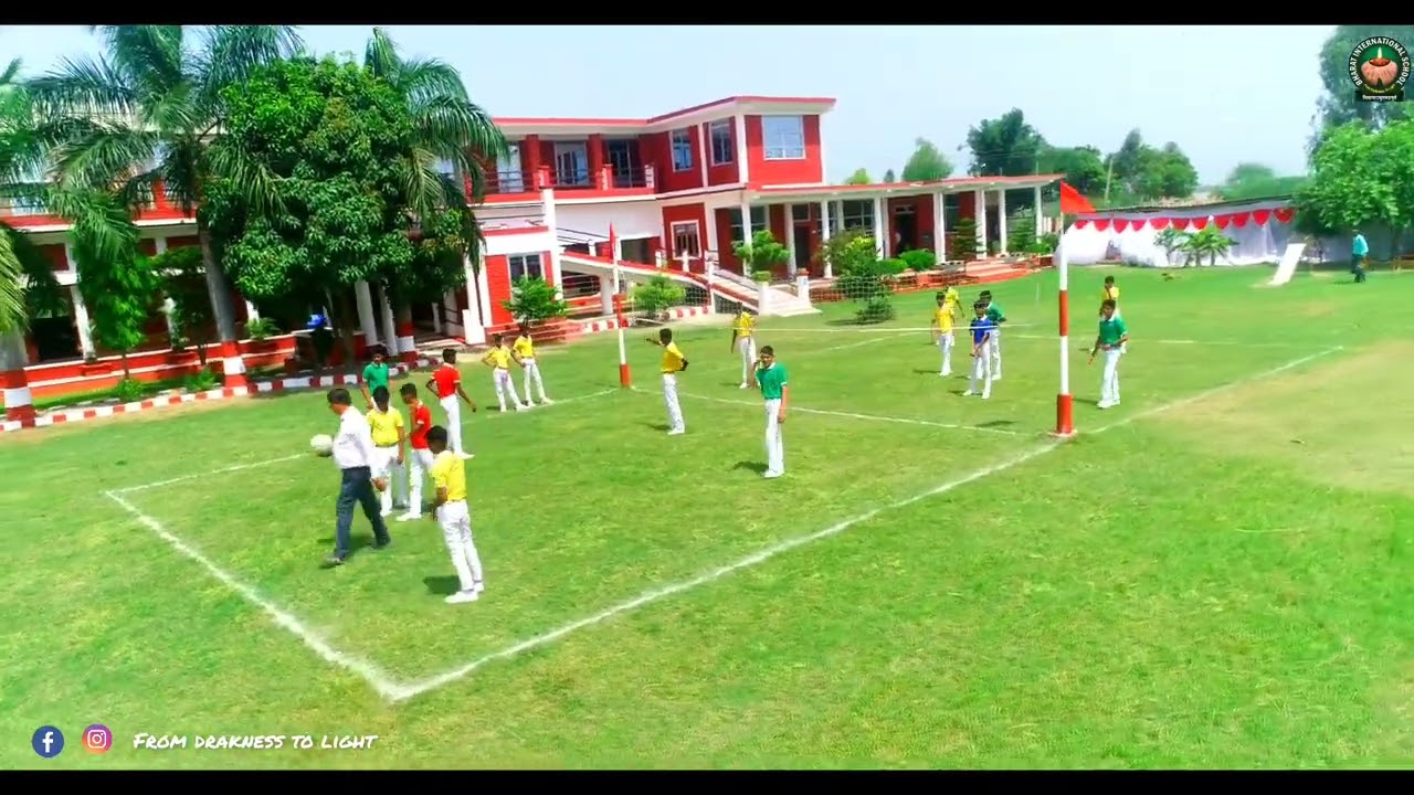Bharat International School 🏫 |School view| #school #bharatinternationalschool09 #life #playground