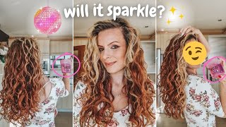 eco style pink curl &amp; wave gel review ~ first impressions + day 2 wavy hair refresh ✨🎀