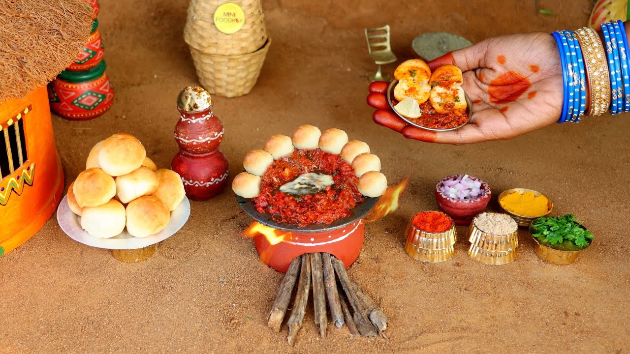 Miniature Street Style Pav Bhaji | Mouth Melting Pav Bhaji | Mini Foodkey