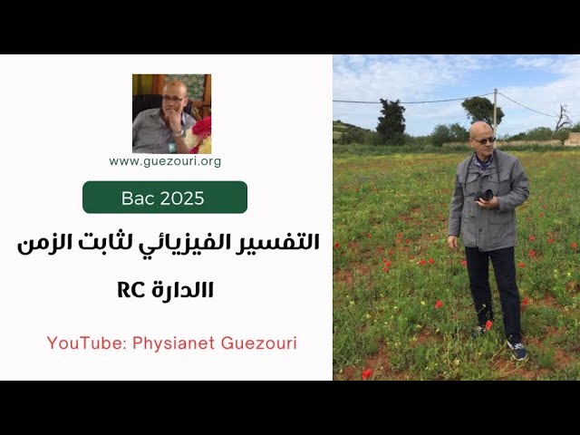 التفسير الفيزيائي لثابت الزمن للدارة RC