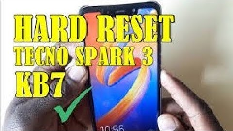 Tecno spark 3 hard reset