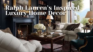 Ralph Lauren's Inspired Home Decor | Blend Rustic Charm and Refined Luxury for Timeless Elegance