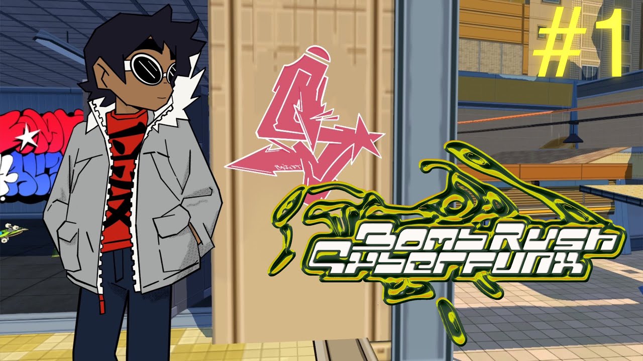 WELCOME TO THE FUTURE FUNK | Bomb Rush Cyberfunk Part 1 (Full Playthrough)