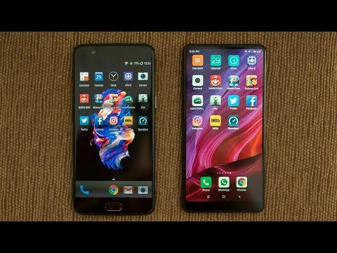 Xiaomi Mi Mix 2 vs OnePlus 5 Speed Test Comparison