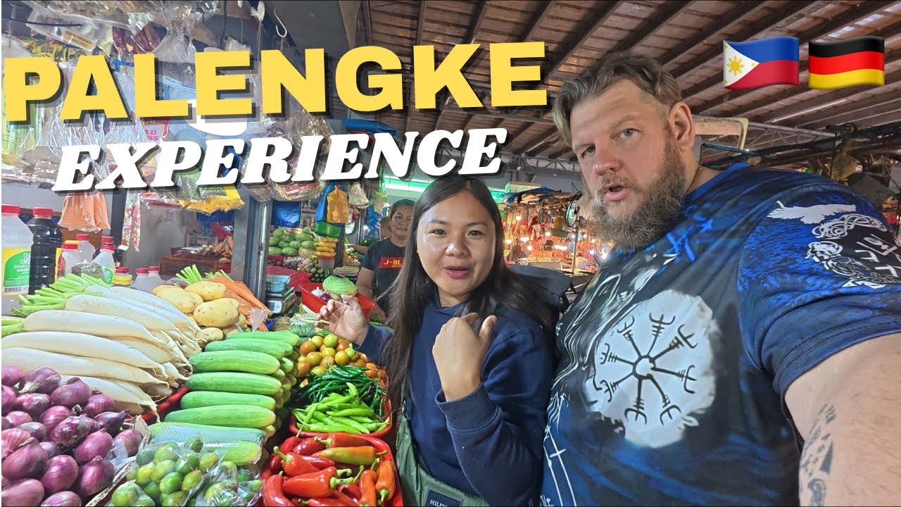Я вожу своего мужа-немца на филиппинский рынок продуктов питания на Филиппинах! 🇵🇭😱