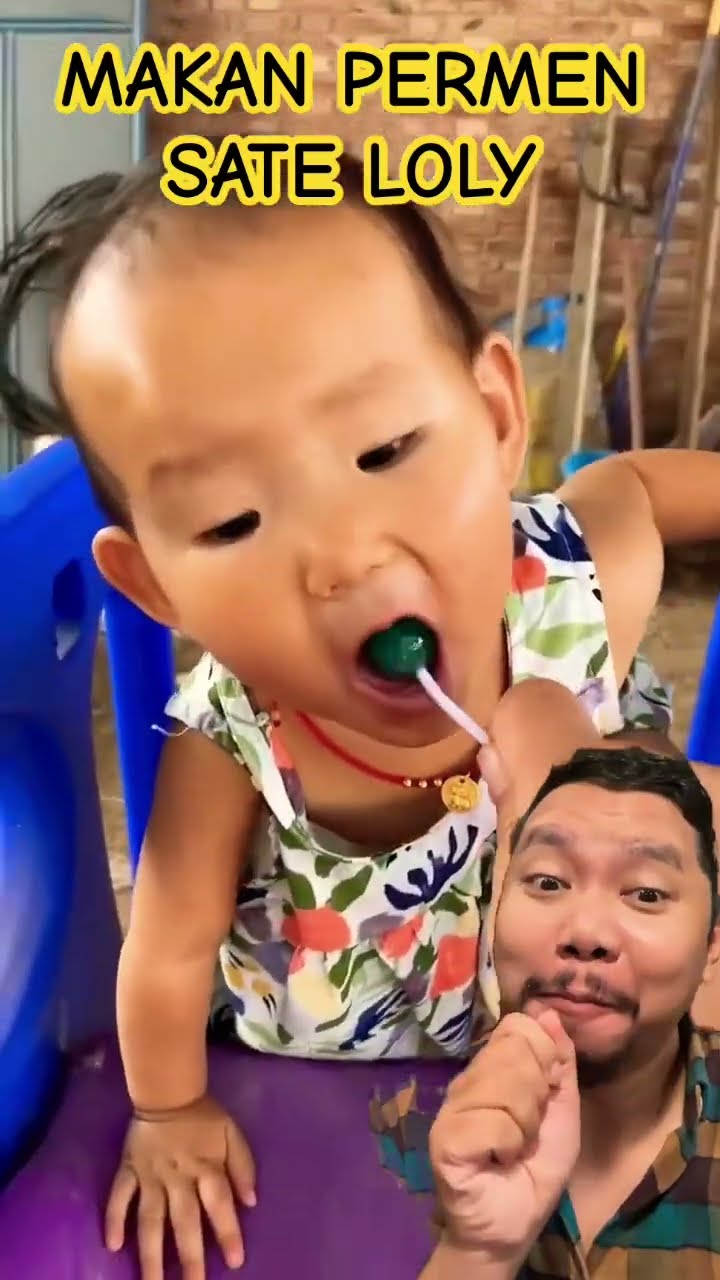 MAKAN PERMEN SATE LOLYPOP GEMOYY!!??? #shortsfeed #funny #shorts #happiness #halloween