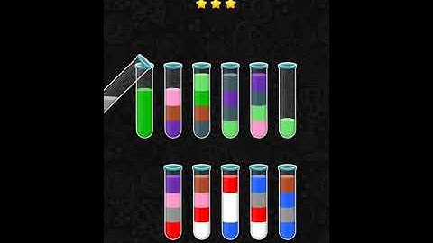 Color Water Sort 3D level 141 | Gameplay Mobile Games