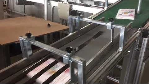 GLK320 High speed book cover folding machine,flapping machine for book