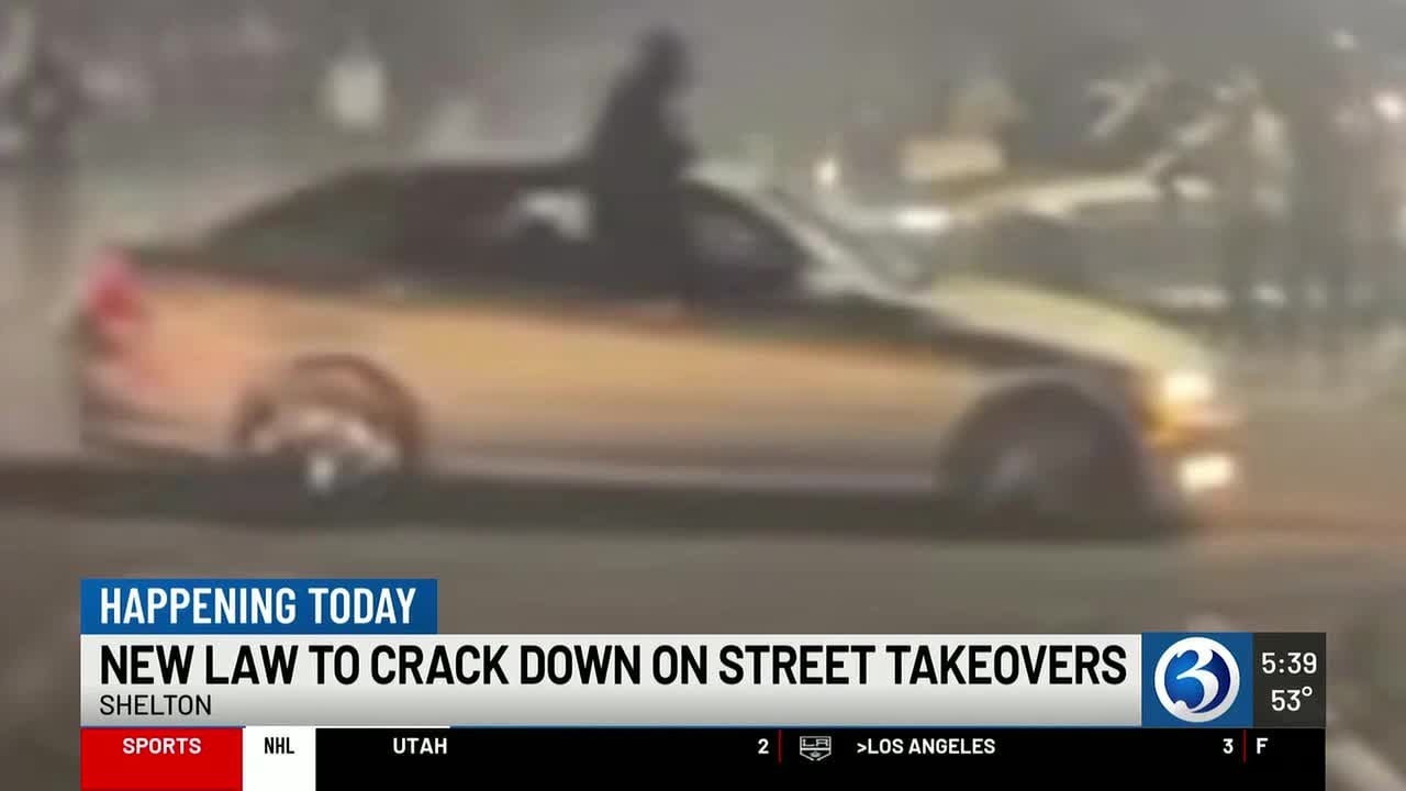New law targets illegal street takeovers - YouTube