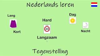 Nederlands leren; Tegenstelling. (Les 23)