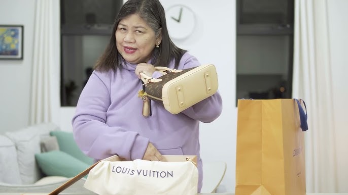 UNBOXING Louis Vuitton Alma BB in Turquoise!! + OOTD, Bag of the