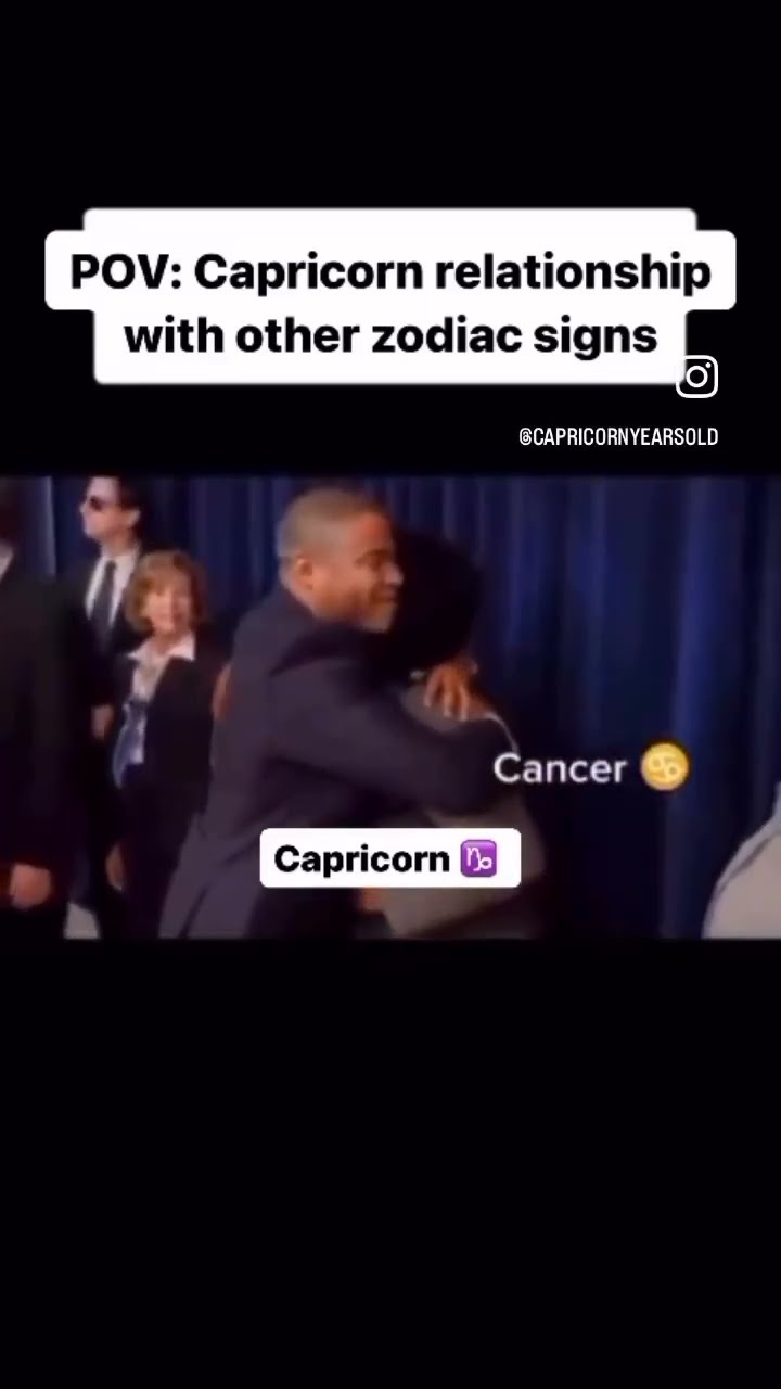 Capricorn Relationship with other Zodiac Signs #funny #shorts