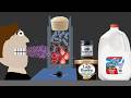 【Algodoo】I tried the Grimace Shake...｜グリマスシェイクを飲んでみた