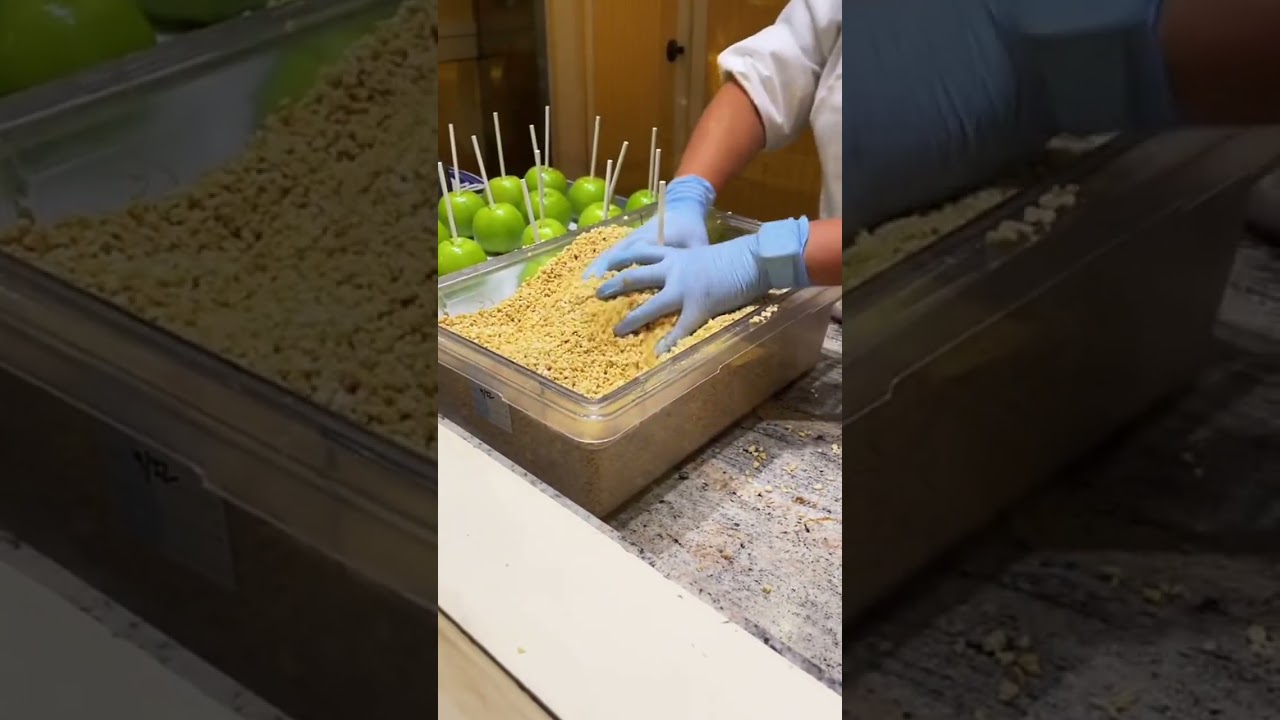 Disneyland: Snack or Pass? The Perfect Nut Covered Caramel Apple 🍎 